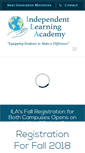 Mobile Screenshot of independentlearningacademy.org